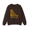 Affirmation Sweatshirt - Year 2025 Manifesting Goals Vibes Peace Destiny