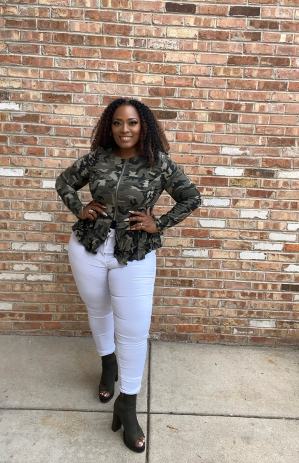 Army Girl Peplum