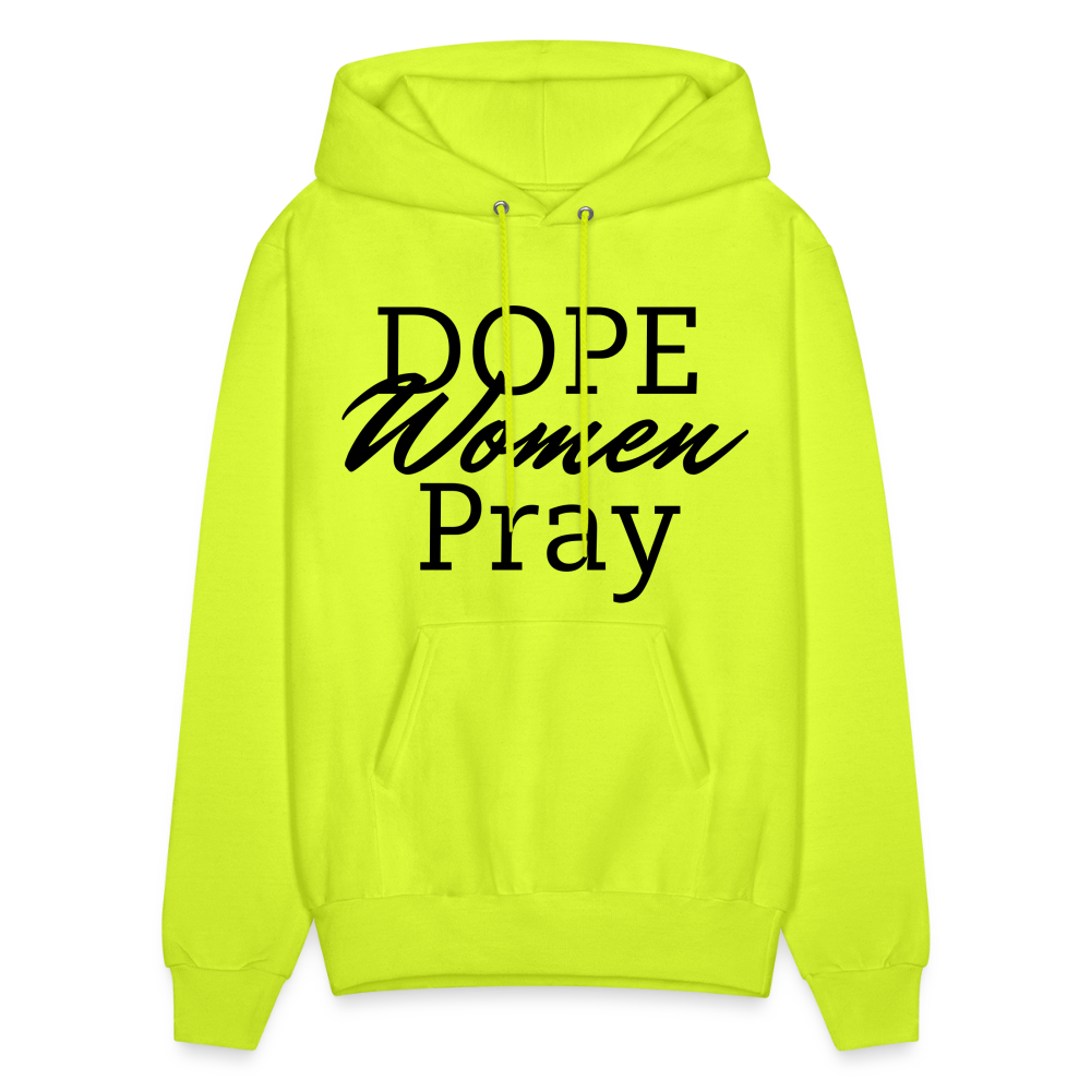 Doper Women Pray Hoodie - safety green