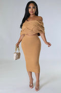 Sweater Girl Two piece Skirt Set