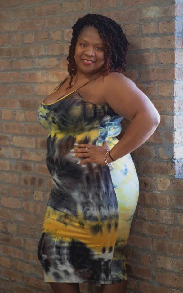 Summer Tye-Dye Strappy Dress